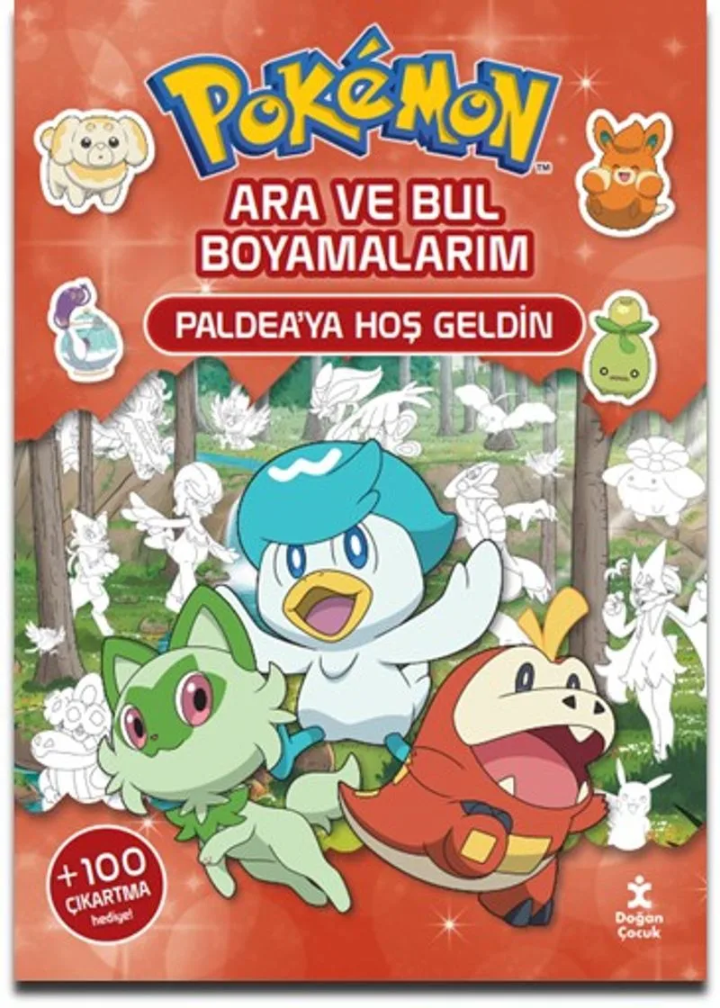 Pok&eacute;mon - Ara ve Bul Boyamalarım - Paldea'ya Hoş Geldin