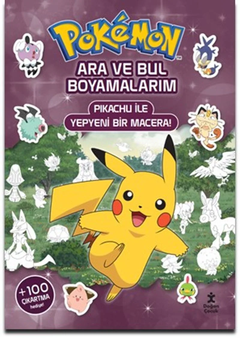 Pok&eacute;mon Ara ve Bul Boyamalarım - Pikachu ile Yepyeni Bir Macera!