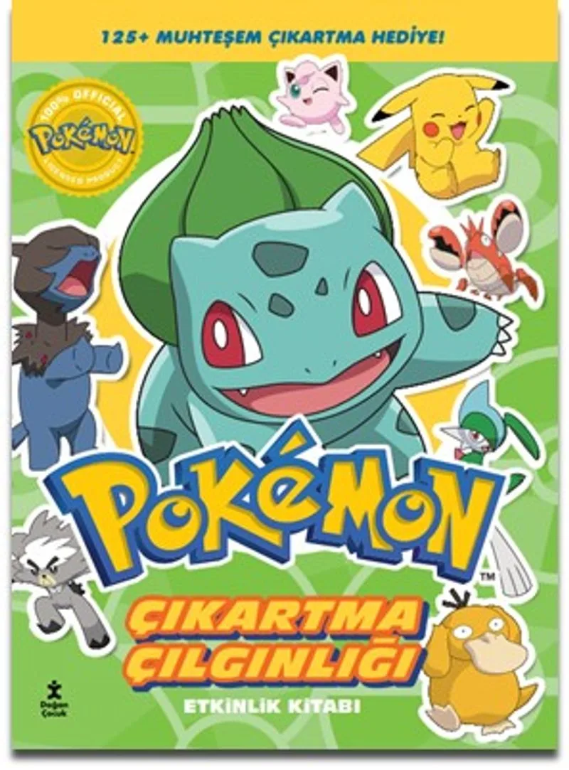 Pok&eacute;mon - Bulbasaur Çıkartma Çılgınlığı Etkinlik Kitabı