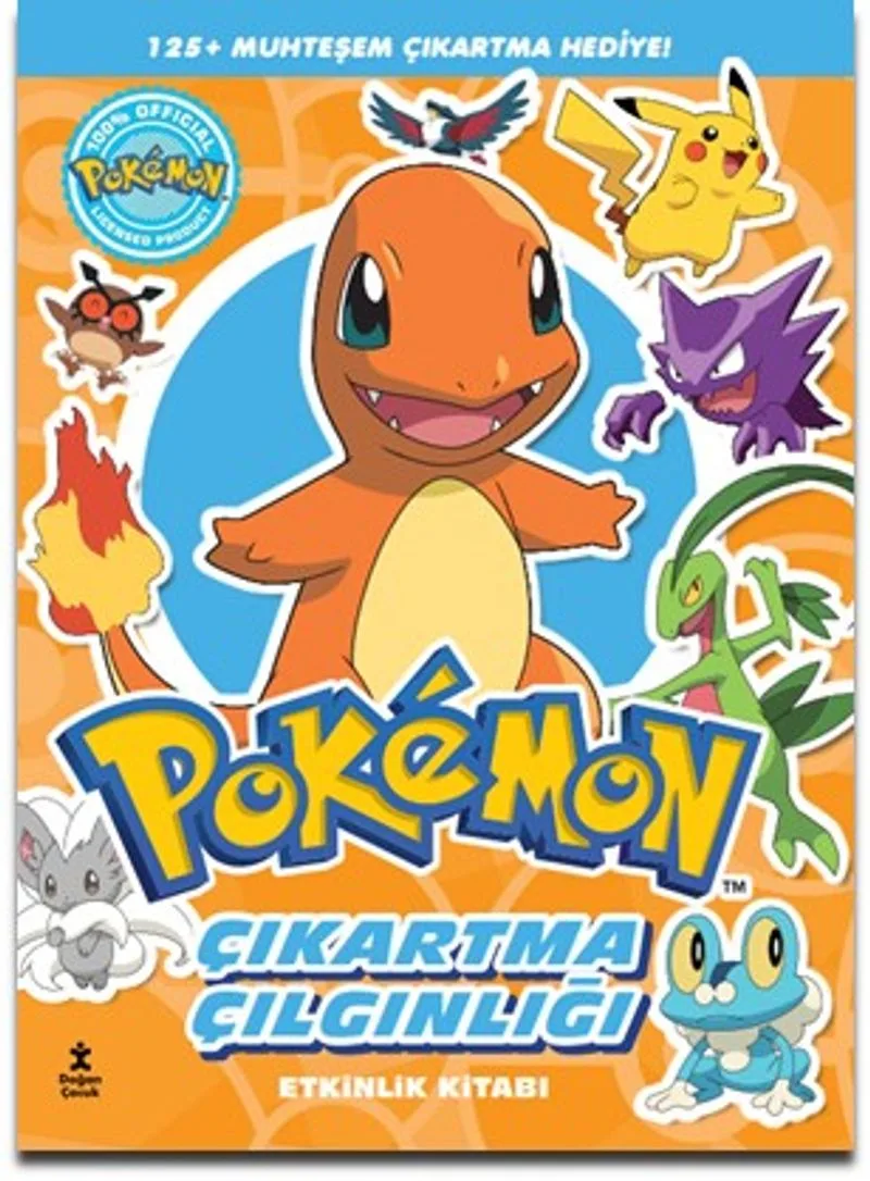 Pok&eacute;mon - Charmander Çıkartma Çılgınlığı Etkinlik Kitabı