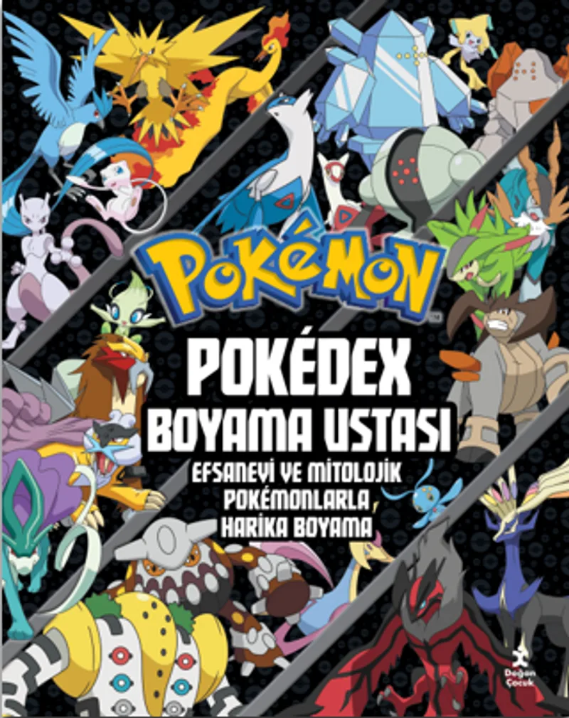Pok&eacute;mon - Pok&eacute;dex Boyama Ustası Efsanevi ve Mitolojik Pok&eacute;monlarla Harika Boyama