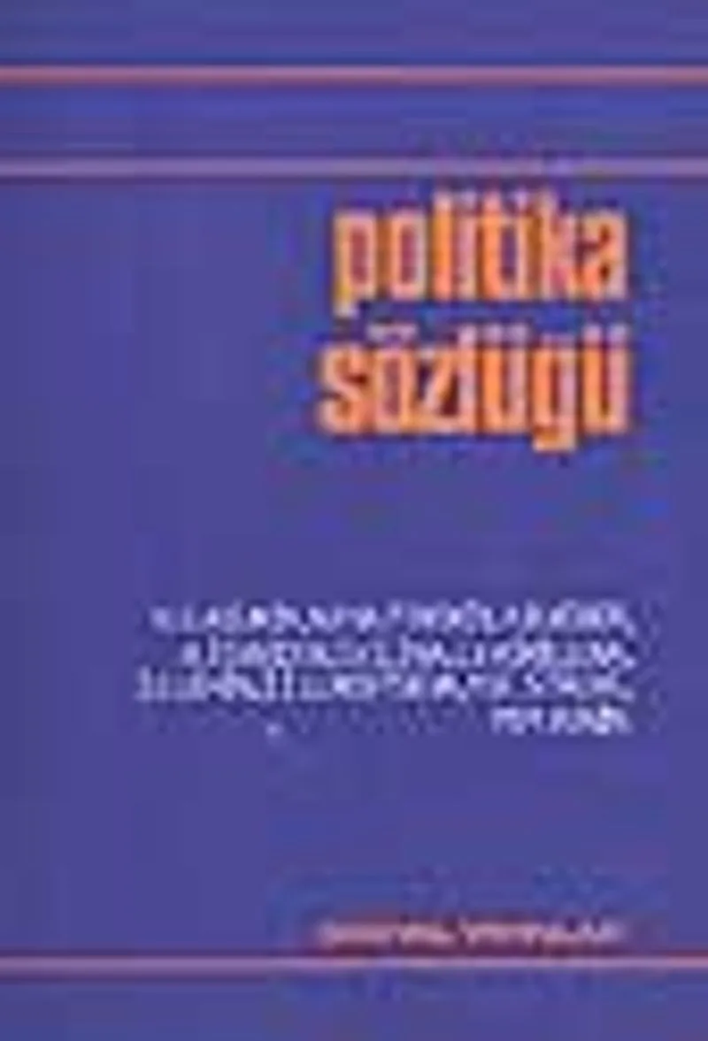 Politika Sözlüğü