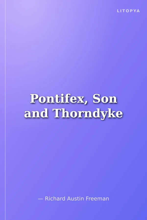 Pontifex, Son and Thorndyke