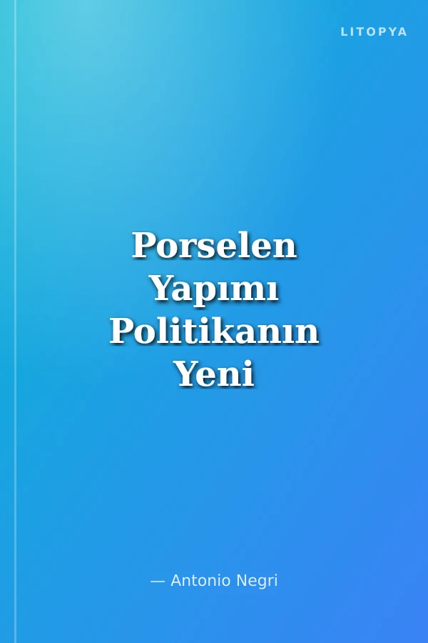 Porselen Yapımı Politikanın Yeni Bir Grameri İçin