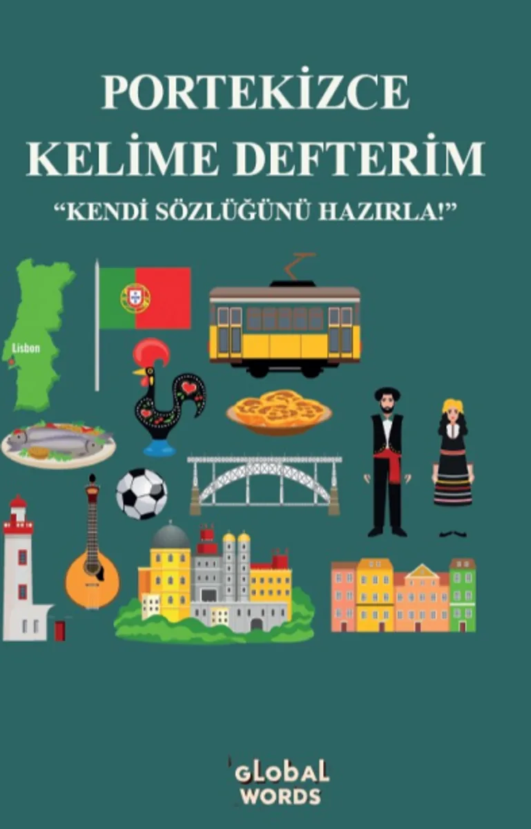 Portekizce Kelime Defterim Kendi Sözlüğünü Hazırla