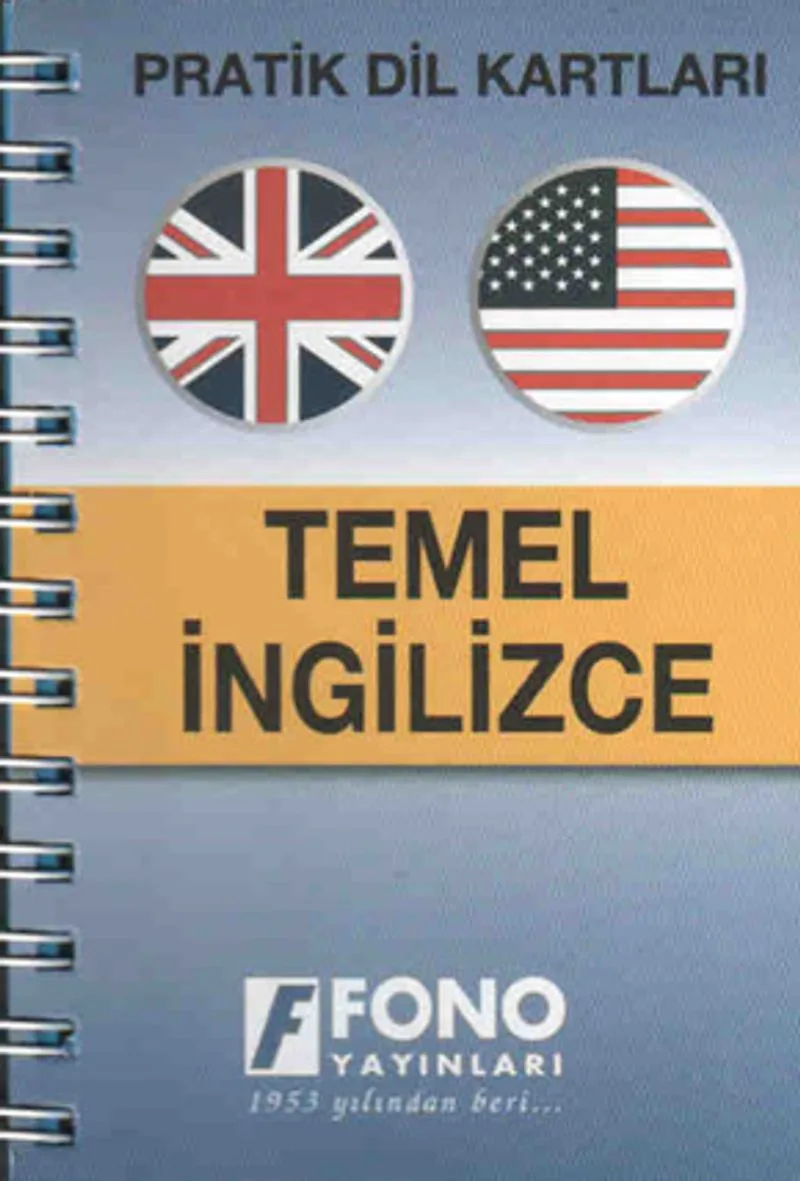 Pratik Dil Kartı Temel İngilizce Sözcükler