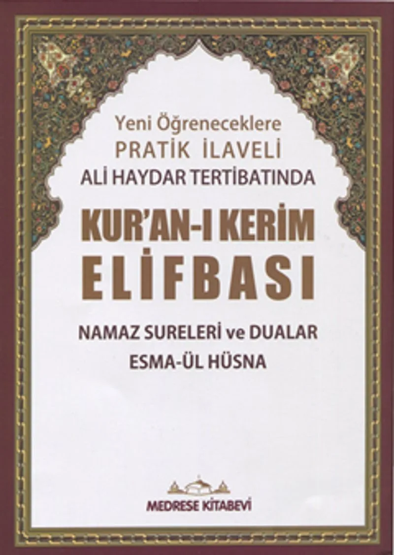 Pratik Tecvid İlaveli Ali Haydar Kur'an-ı Kerim Elifbası (Rahle Boy)