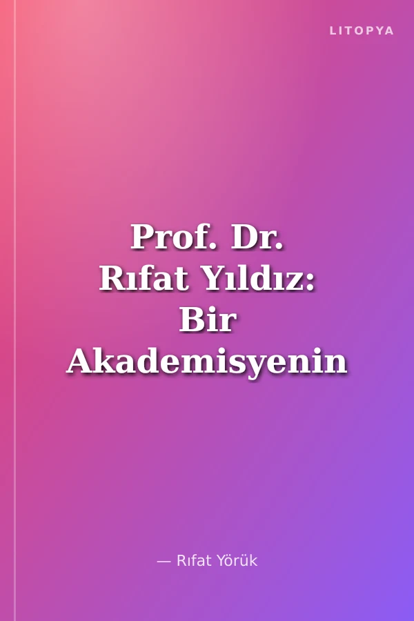 Prof. Dr. Rıfat Yıldız: Bir Akademisyenin Hayat Yolculuğu