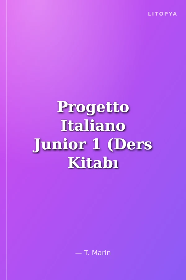 Progetto Italiano Junior 1 (Ders Kitabı ve Çalışma Kitabı +CD) İtalyanca Temel Seviye