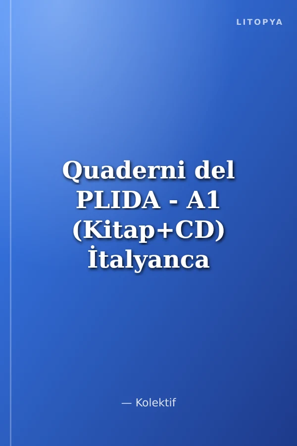 Quaderni del PLIDA - A1 (Kitap+CD) İtalyanca Sınavlara Hazırlık