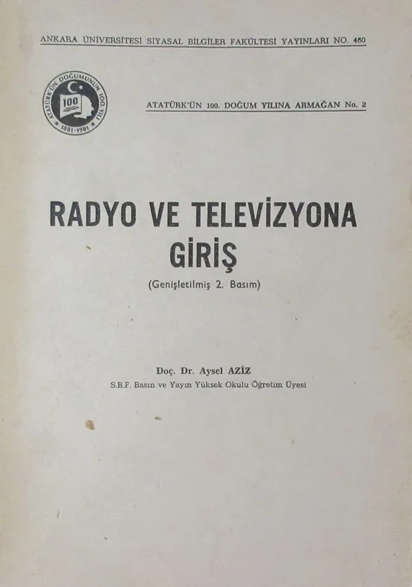Radyo ve Televizyona Giriş (1-H-62)