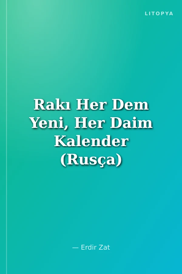 Rakı Her Dem Yeni, Her Daim Kalender (Rusça)