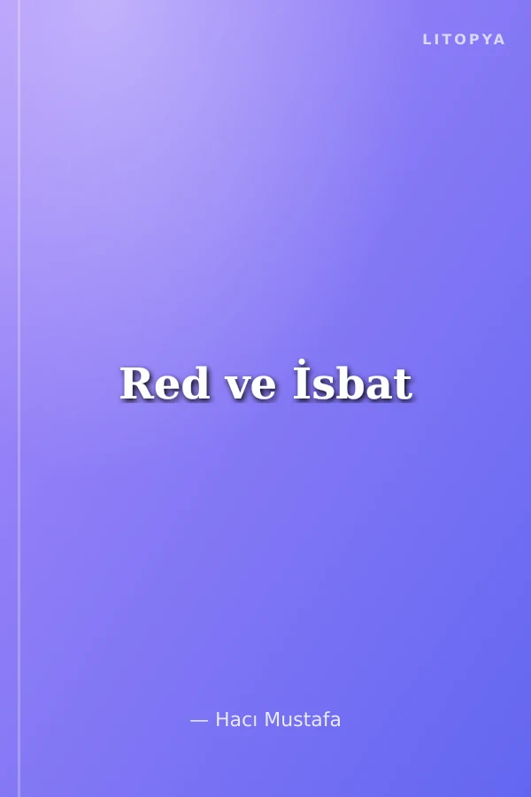 Red ve İsbat