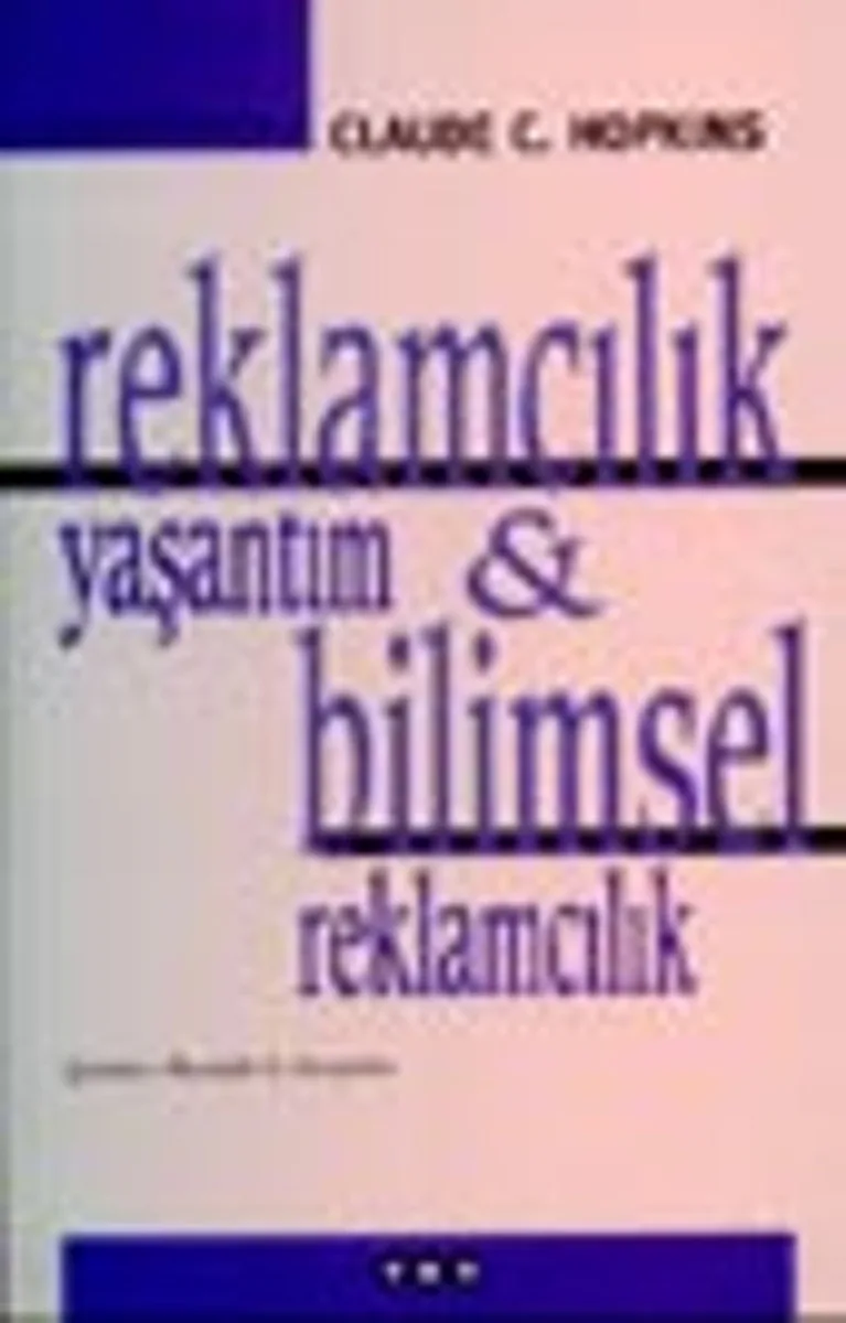 Reklamcılık Yaşantım Bilimsel Reklamcılık