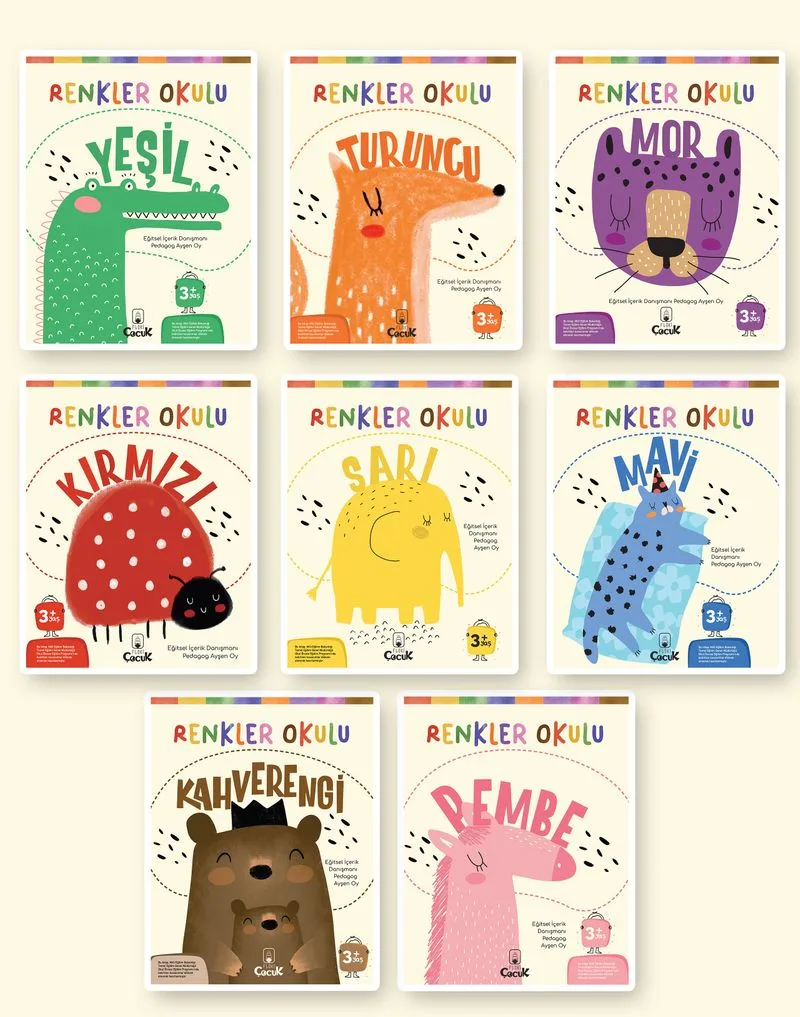 Renkler Okulu Serisi (8 Kitap)