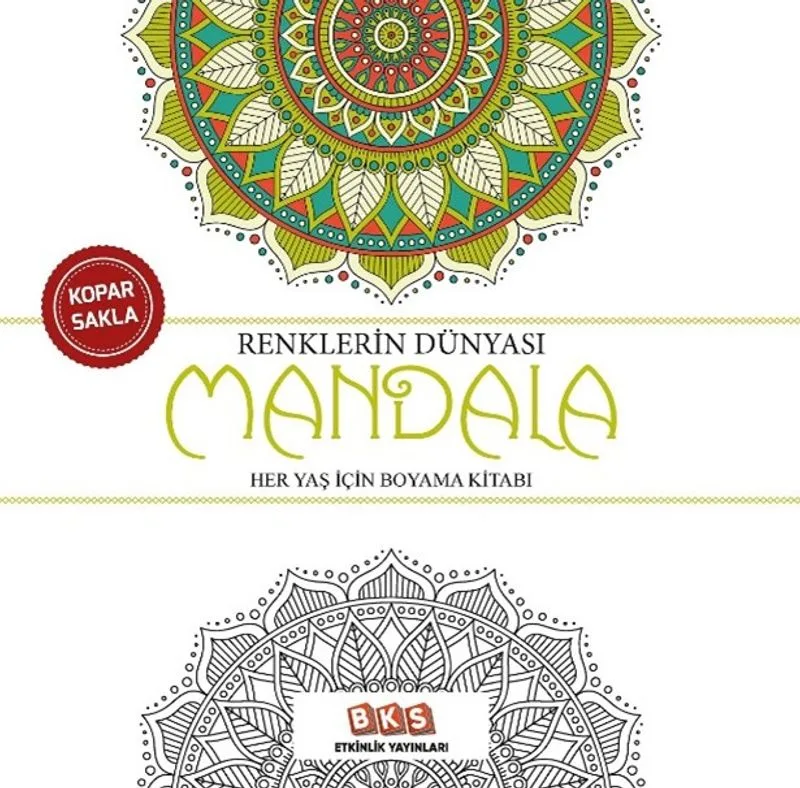 Renklerin Dünyası-Mandala Her Yaş İçin Boyama Kitabı
