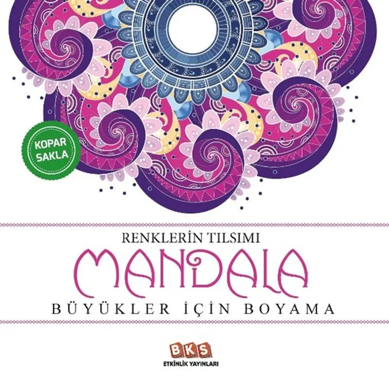 Renklerin Tılsımı-Mandala Büyükler için Boyama