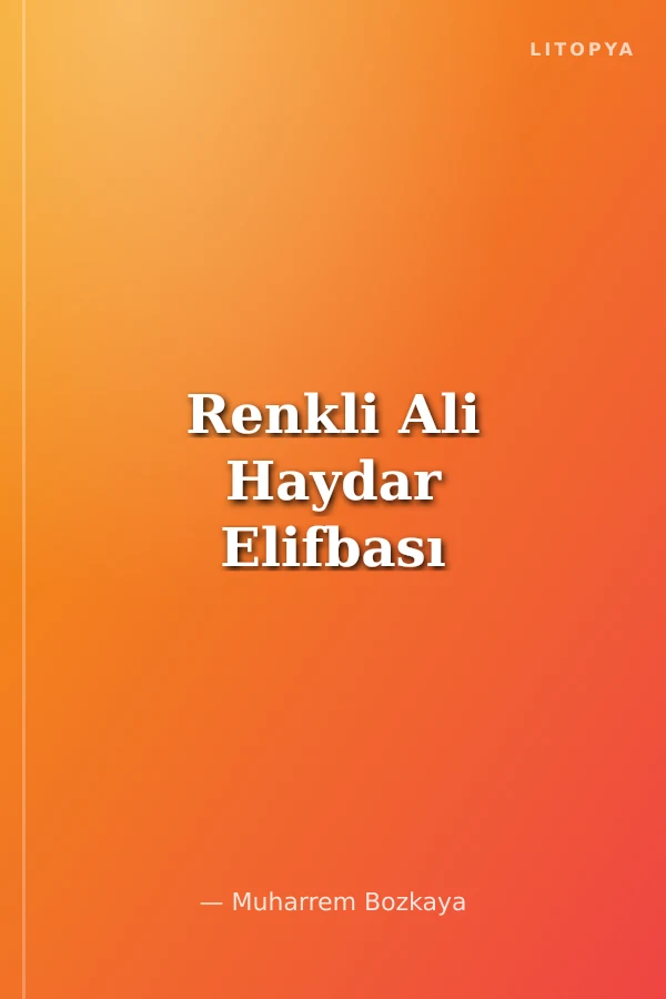 Renkli Ali Haydar Elifbası