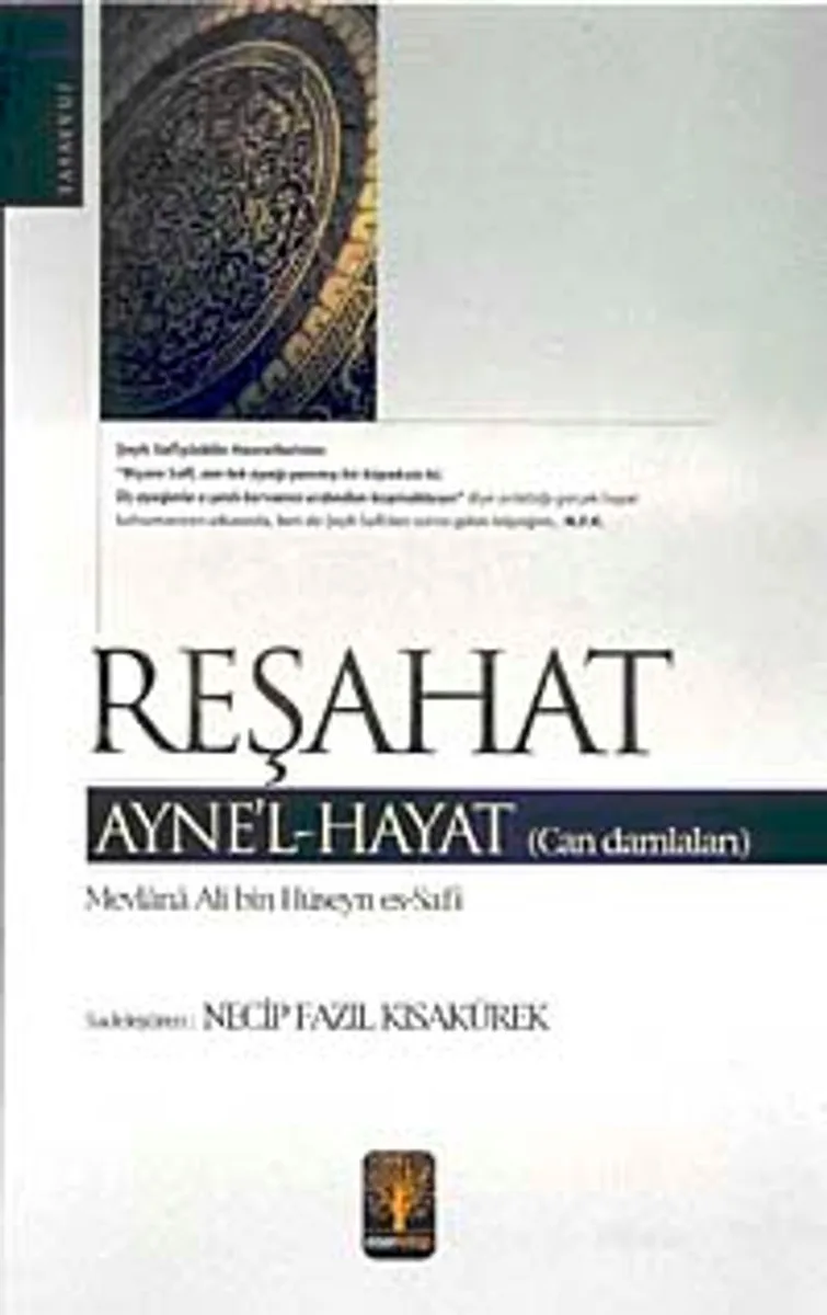 Reşahat Ayne'l-Hayat (Can Damlaları)