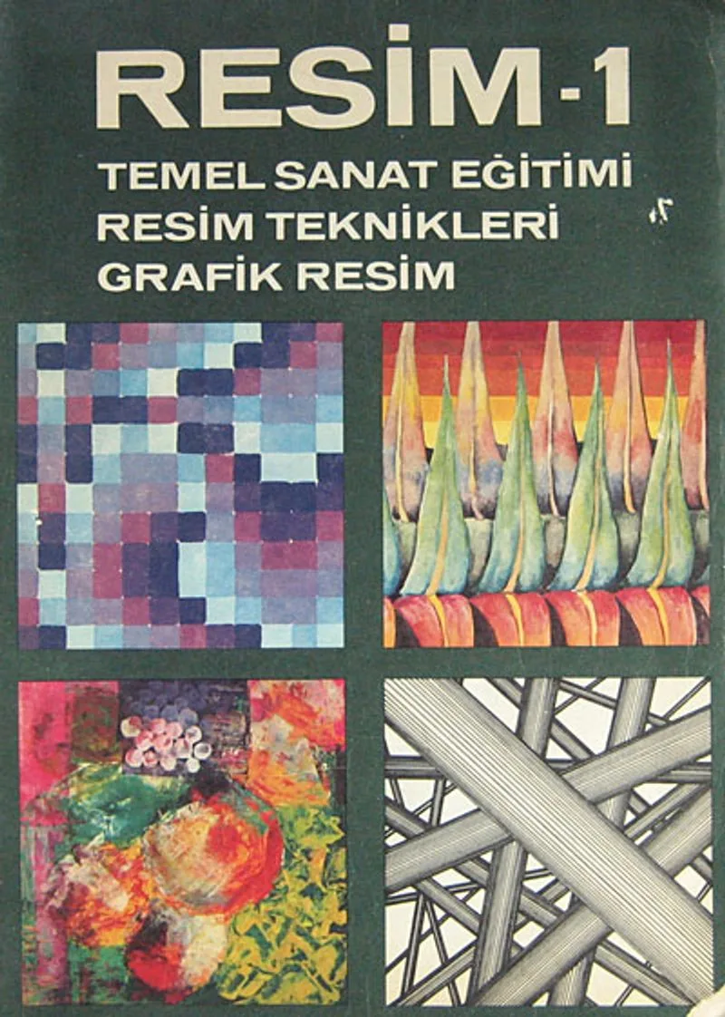 Resim - 1 / Temel Sanat Eğitimi, Resim Teknikleri, Grafik Resim (1-E-12)