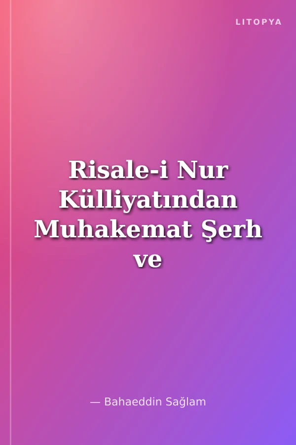 Risale-i Nur Külliyatından Muhakemat Şerh ve İzahı