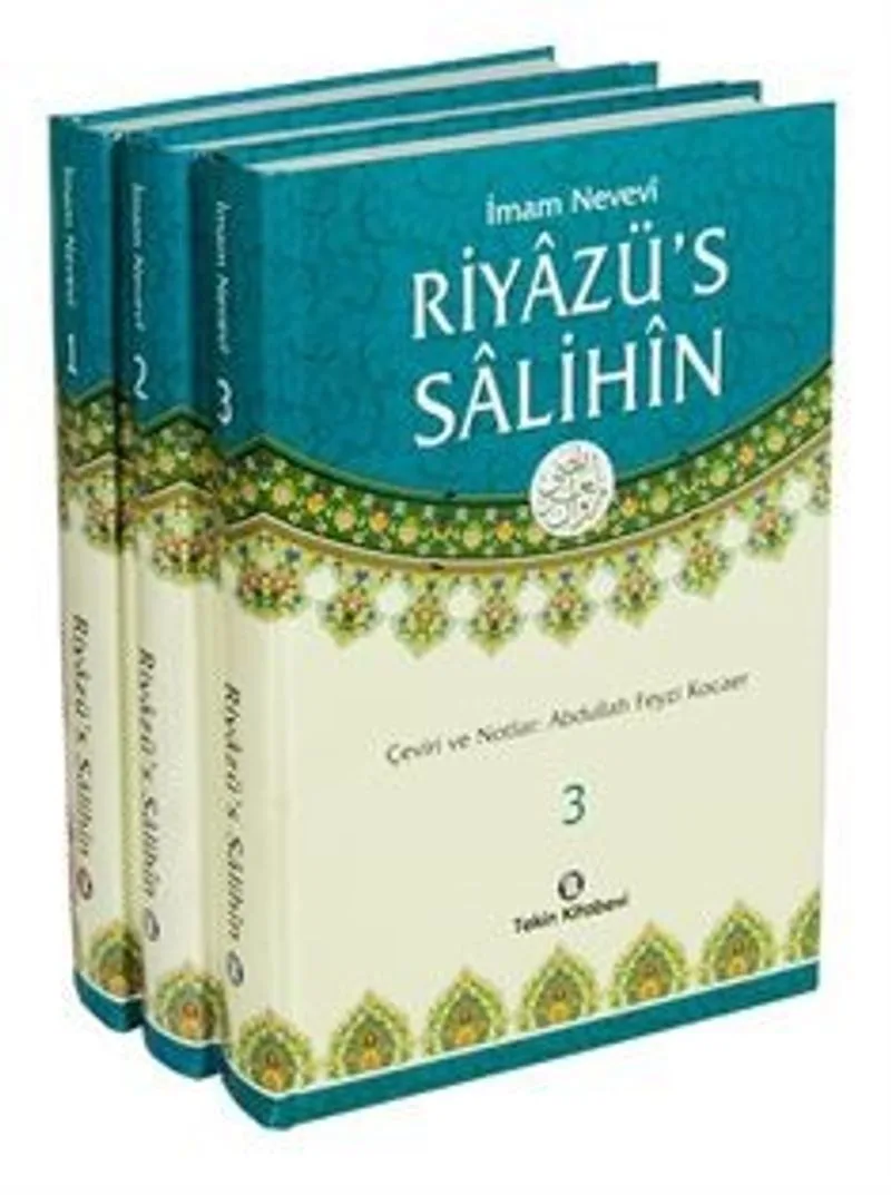 Riyazü's Salihin Tercümesi (3 Cilt Takım) Ahlakı Olgunlaştıran Hadisler