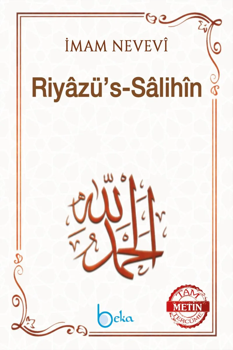 Riyazüs Salihin Büyük Boy Ciltli &ndash; Tam Metin Tercüme