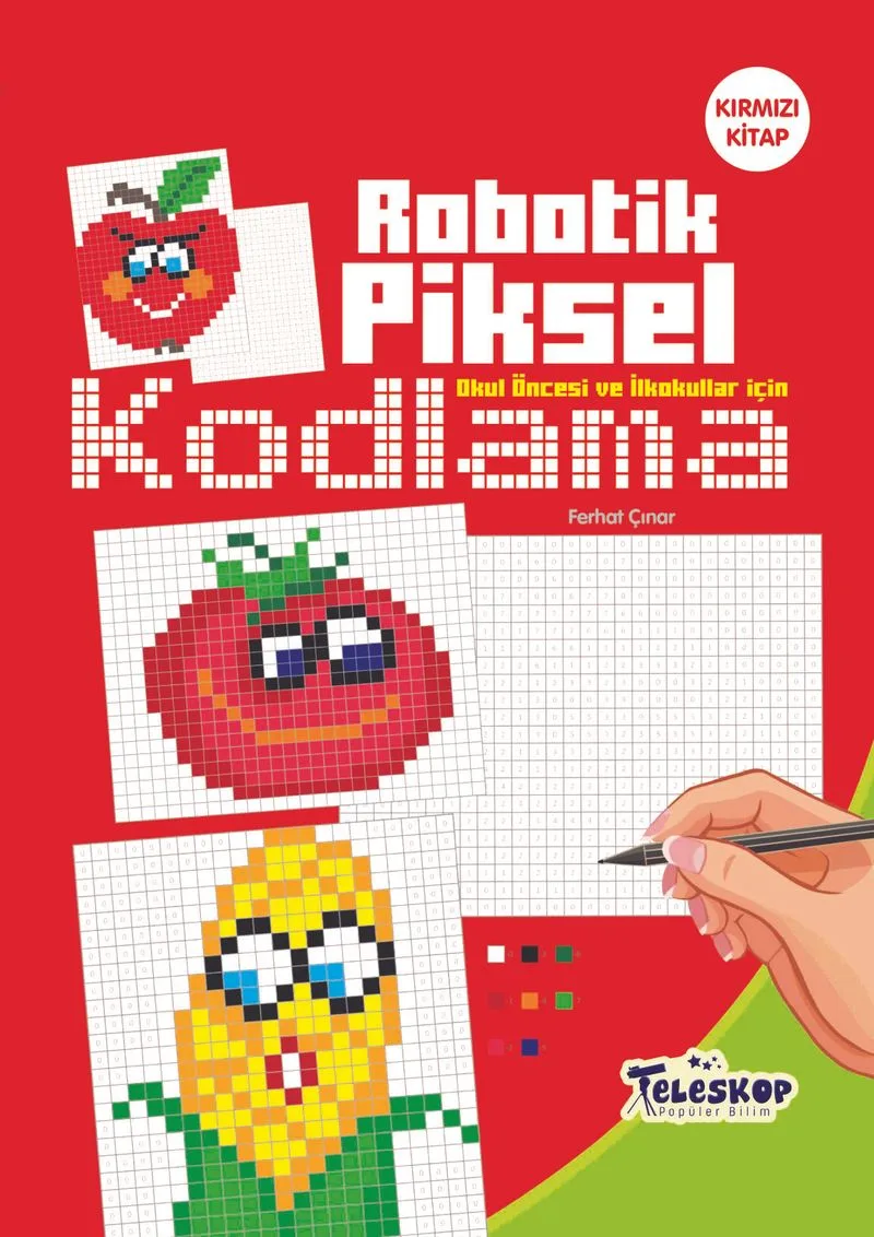 Robotik Piksel Kodlama Kırmızı Kitap