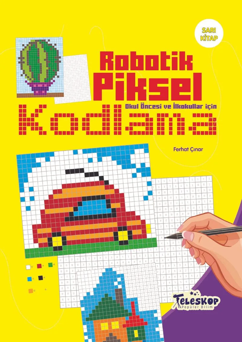 Robotik Piksel Kodlama Sarı Kitap