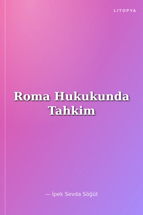 Roma Hukukunda Tahkim