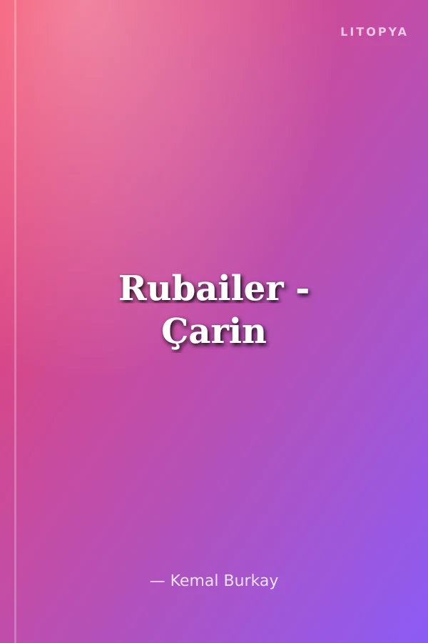 Rubailer - Çarin