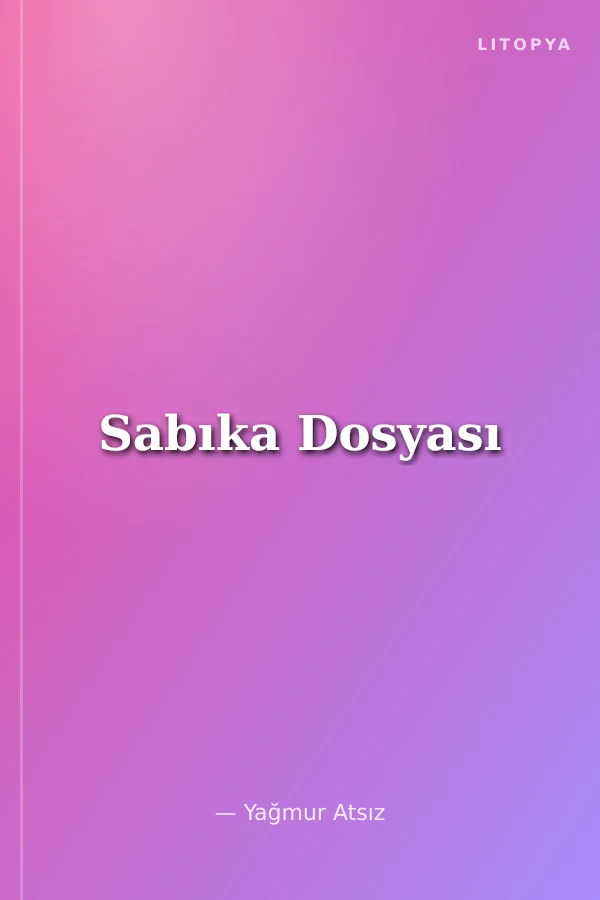 Sabıka Dosyası