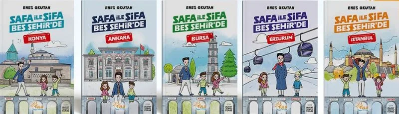 Safa İle Şifa Beş Şehir'de (5 Kitap Takım)