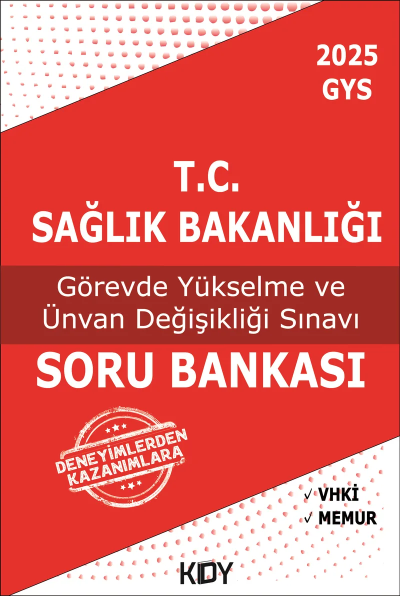 Sağlık Bakanlığı Görevde Yükselme Soru Bankası