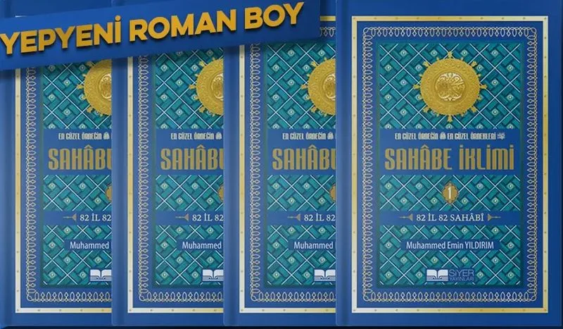 Sahabe İklimi 82 İl 82 Sahabi (4 Cilt Takım) (Roman Boy)