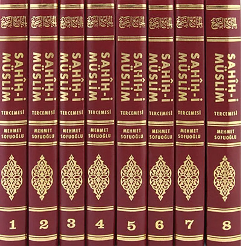 Sahih-i Müslim ve Tercemesi (8 Cilt Takım-Şamua)