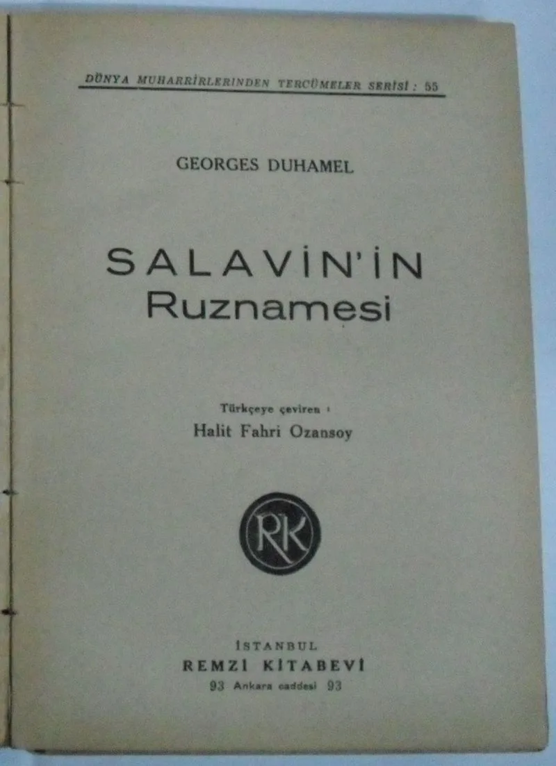 Salavinin Ruznamesi Kod: 5-F-39