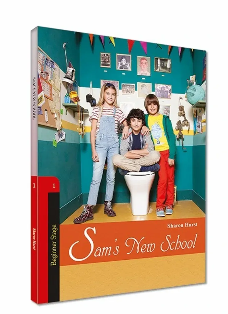 Sam's New School 1. Stage (CD'siz) (İngilizce Hikaye)