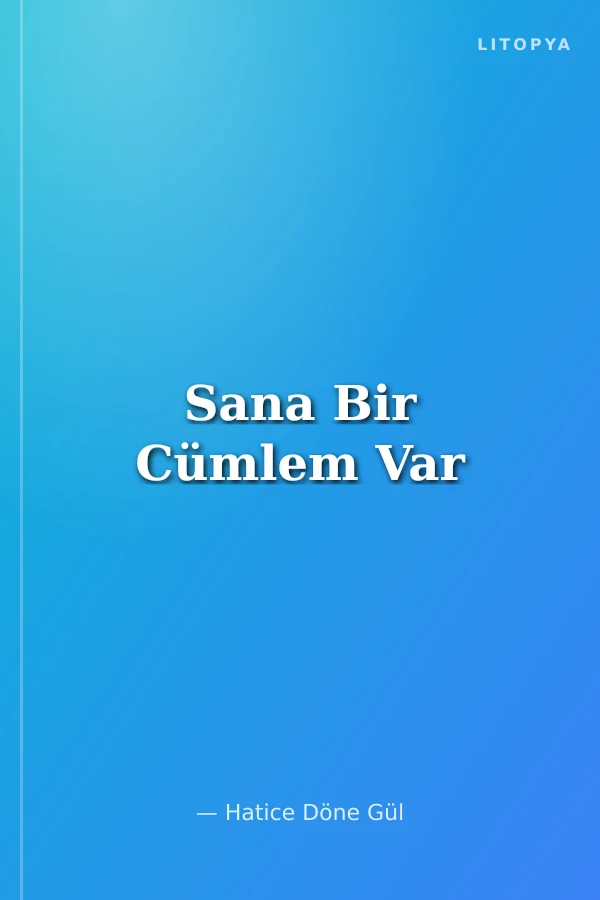 Sana Bir Cümlem Var