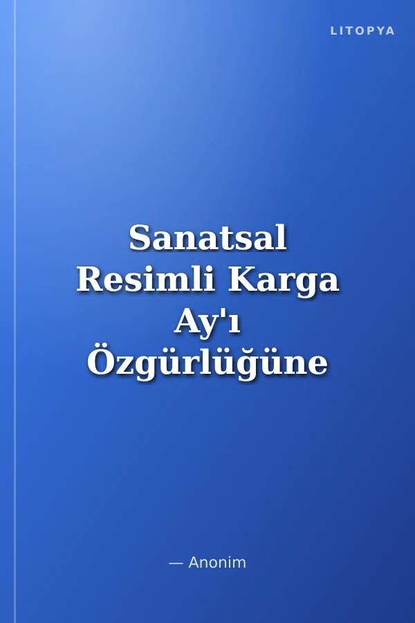 Sanatsal Resimli Karga Ay'ı Özgürlüğüne Kavuşturuyor
