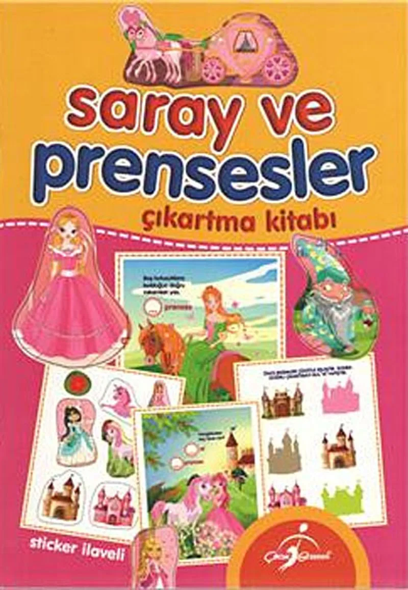 Saray Ve Prensesler Çıkartma Kitabı