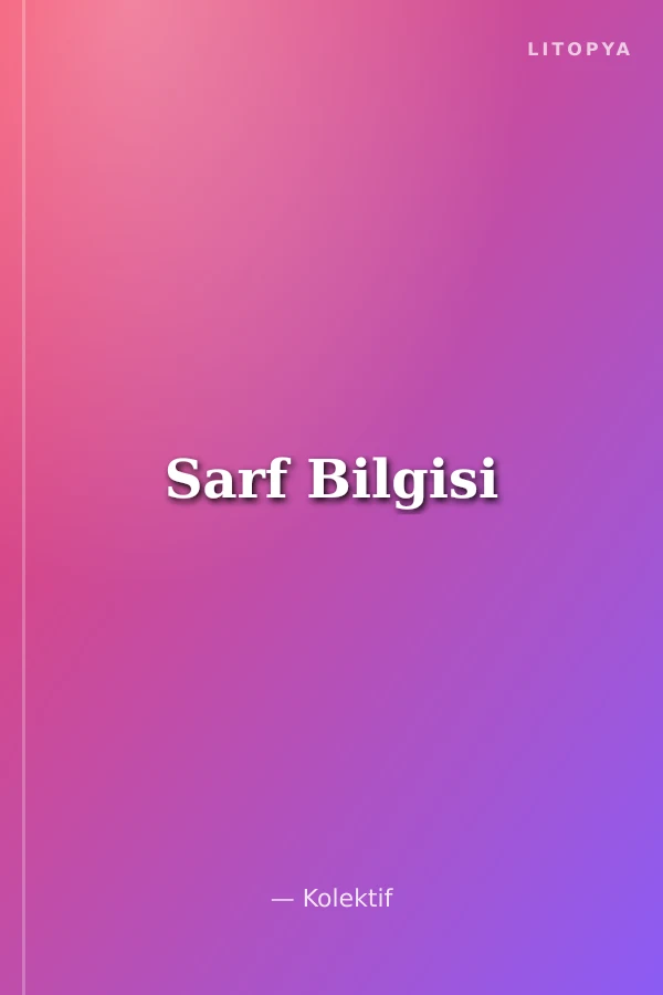 Sarf Bilgisi