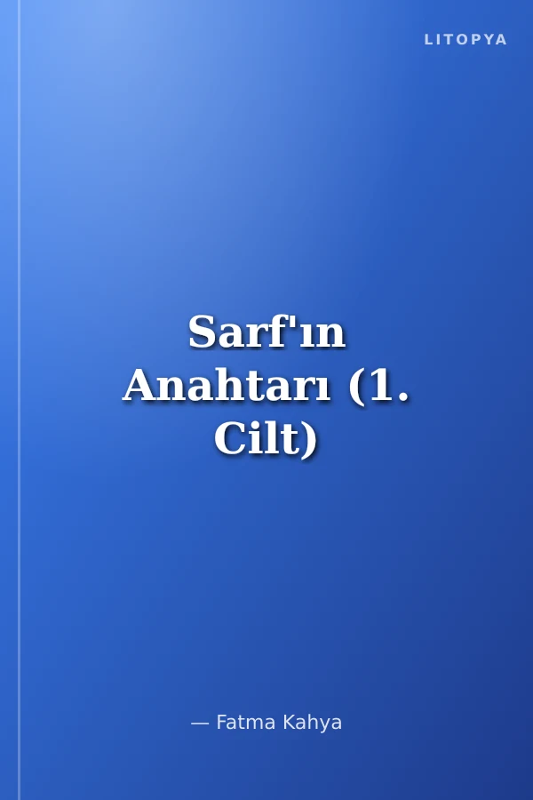Sarf'ın Anahtarı (1. Cilt)
