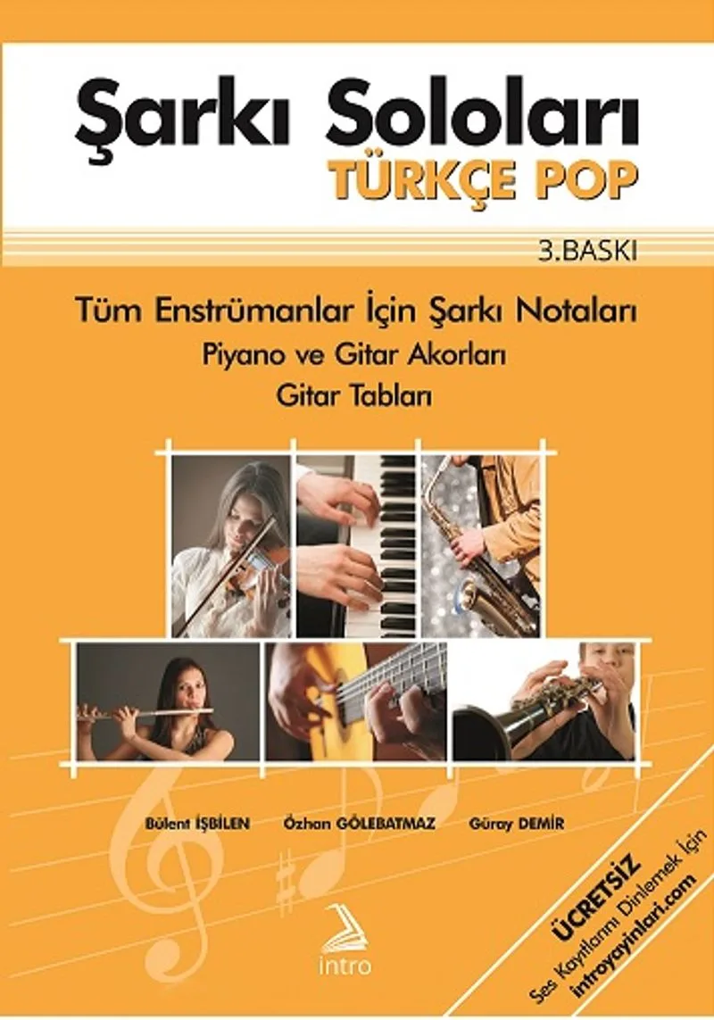 Şarkı Soloları - Türkçe Pop Tüm Enstrümanlar İçin Şarkı Notaları