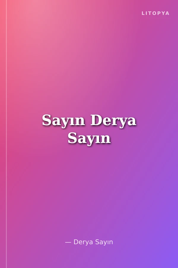 Sayın Derya Sayın
