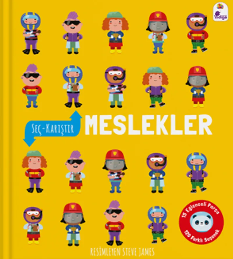 Seç &ndash; Karıştır : Meslekler (15 Eğlenceli Parça, 120 Farklı Seçenek)