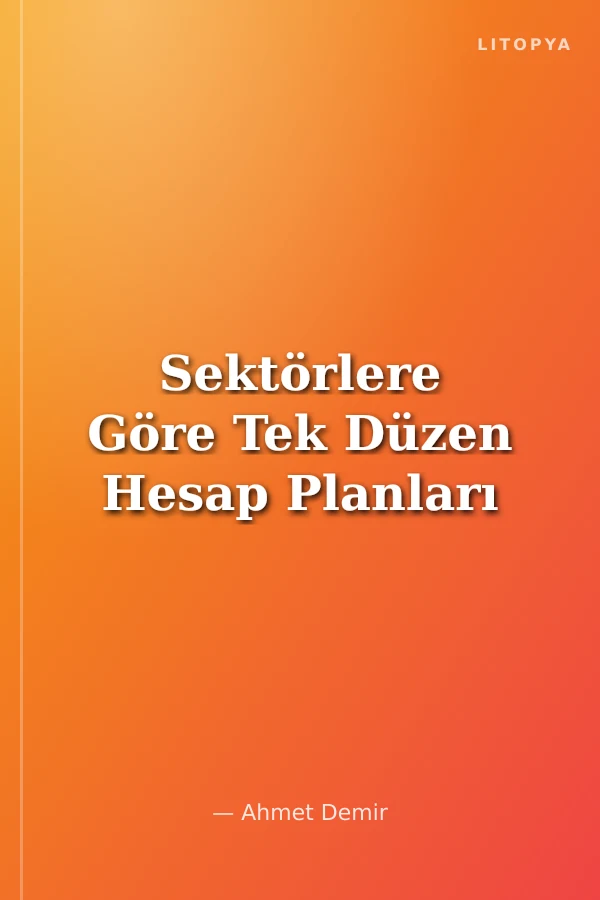 Sektörlere Göre Tek Düzen Hesap Planları