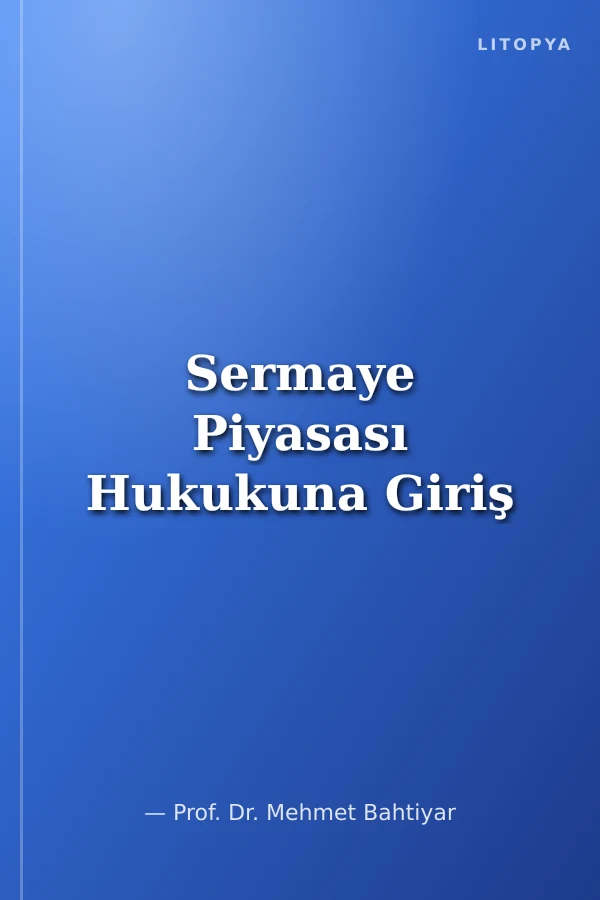 Sermaye Piyasası Hukukuna Giriş
