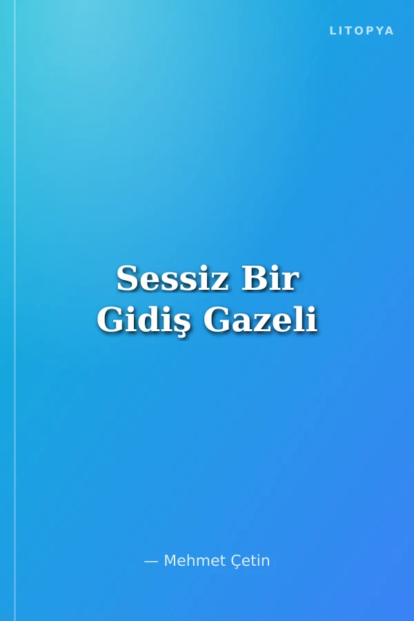 Sessiz Bir Gidiş Gazeli