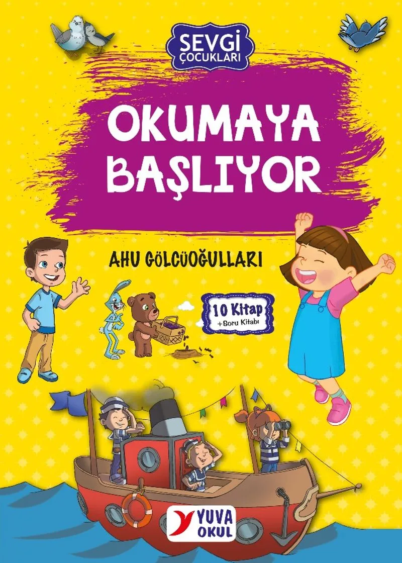 Sevgi Çocukları Okumaya Başlıyor (10 Kitap+Soru Kitabı) (1. Sınıf)